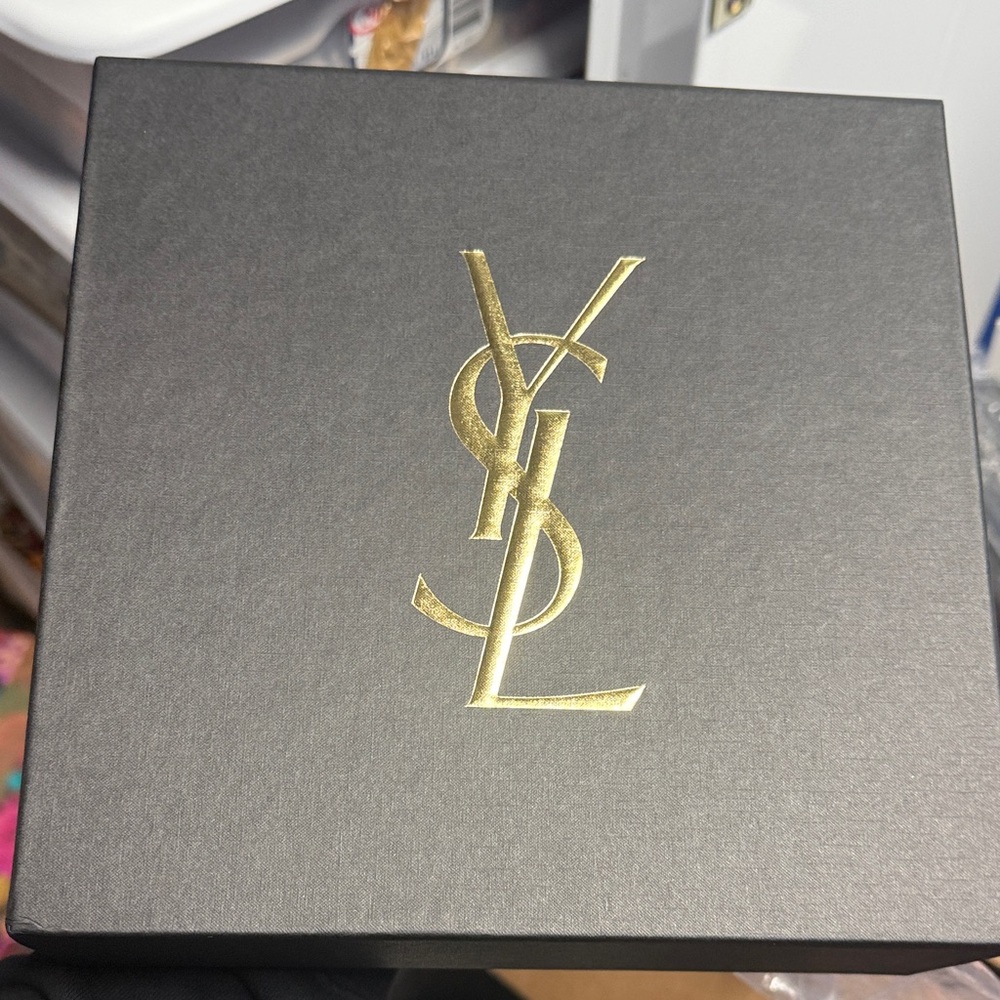 YSL Black Box with Gold Logo